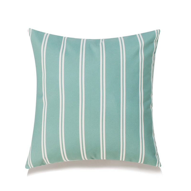 Coussin Michael Penney, vert, H 20 po x l 20 po, Plumes