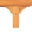 Chaise longue simple inclinable en eucalyptus avec coussins 78,70 po Jivera-344942716-352758284