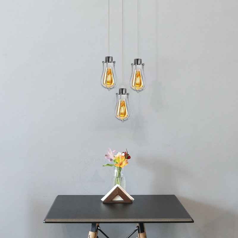 3 - Light Pendant, Chrome