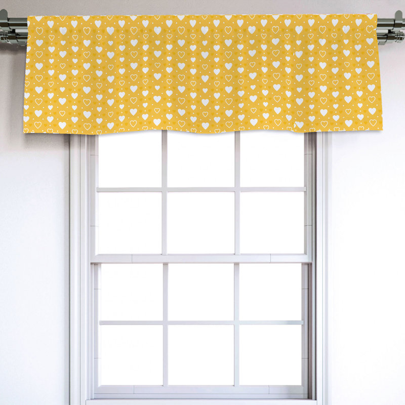 Sateen Ruffled Window Valance