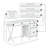 Halstad Modern Writing Desk with Drawers-2099882568