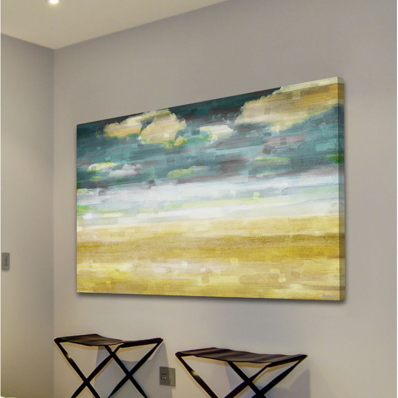 « distante sables » par parvez taj,, reproduction d’art sur toile tendue, H 12 po x l 18 po