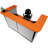 U-Shaped Synthetic Laminate Reception Desk-2074252916