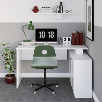 Lovato L-Shaped Computer Desk