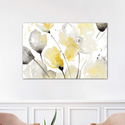 Neutral Abstract Floral II by Lanie Loreth - Wrapped Canvas Painting