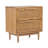 Genie 2-Drawer Solid Wood Nightstand