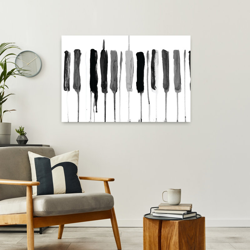 Wolfgang Splat, art contemporain abstrait, H 24 po x l 36 po