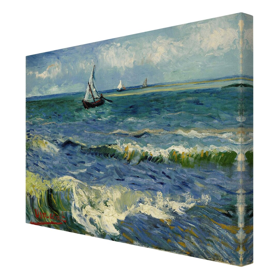 Leinwandbild Seelandschaft von Vincent Van Gogh