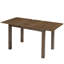 Table de salle à manger extensible rectangulaire en bois massif-129240761