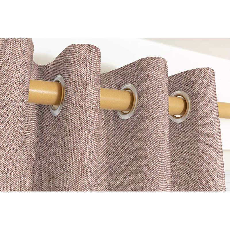 Elephus Blackout Curtain Pair, 228 W x 182 D cm, Lilac Purple