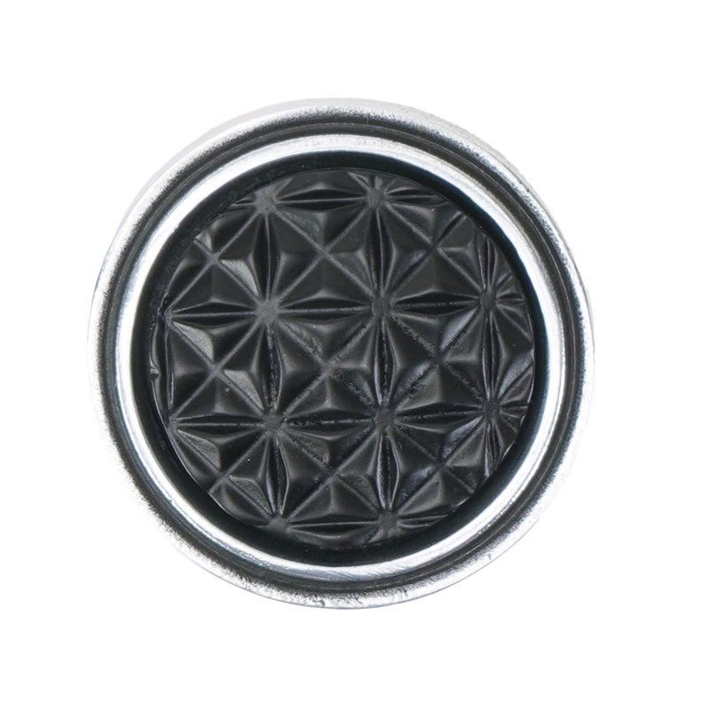 Spectra Origami knob in chrome finish, Chrome/Black