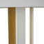 Lampe sur pied traditionnelle corail blanc / doré 80 po Krista