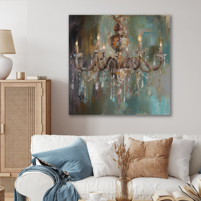 Grand lustre I, impression sur métal