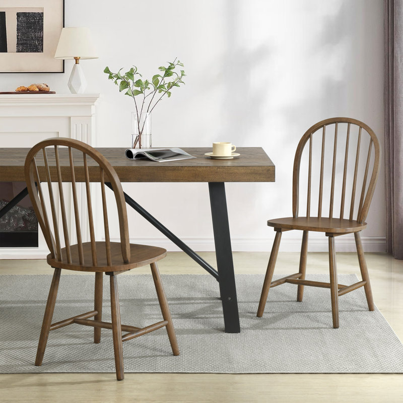 Vallelunga 17.5'' H Side Chair, Walnut
