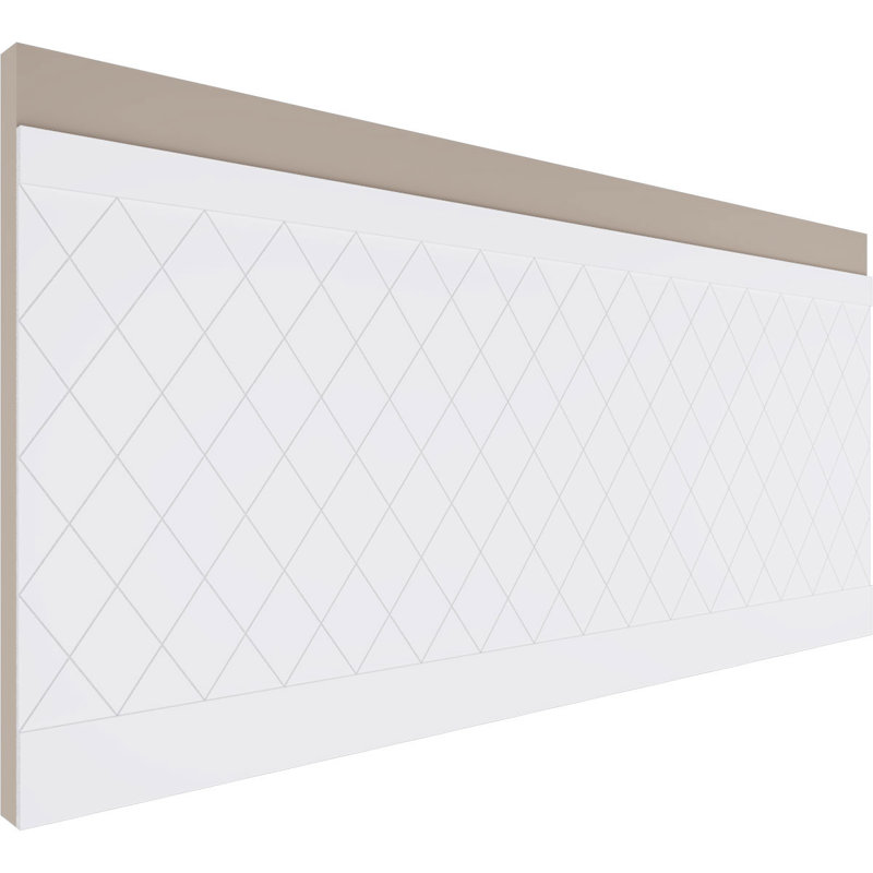 94.5" Wall Paneling in White (4-pack), 40" W