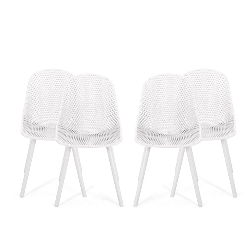 Chaises d'appoint pour l'extérieur Artha, Blanc