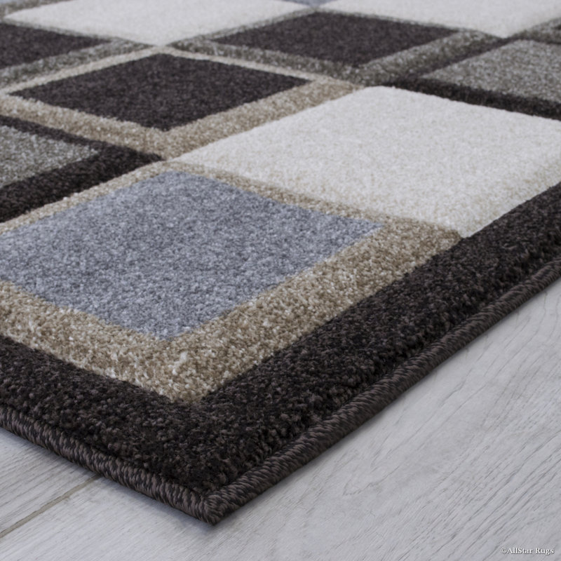 Geometric Indoor Rug, Rectangle 5'2" x 7'2"