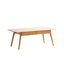 Table basse avec plateau central 100% bois massif-282271909