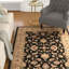 Tapis noir / beige en laine touffeté à la main Cranmore-19260523