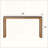 59in Modern Wood Console Table