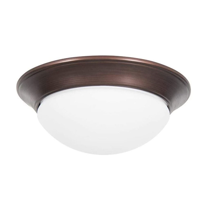 Plafonnier encastré en verre Juline