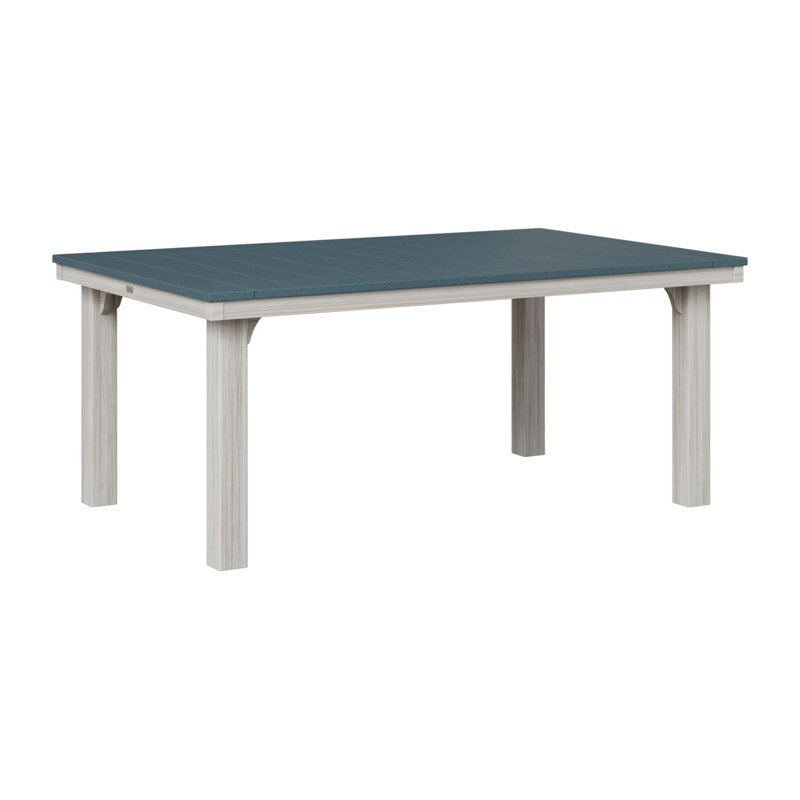 Homestead Outdoor Dining Table, Slate, Seashell
