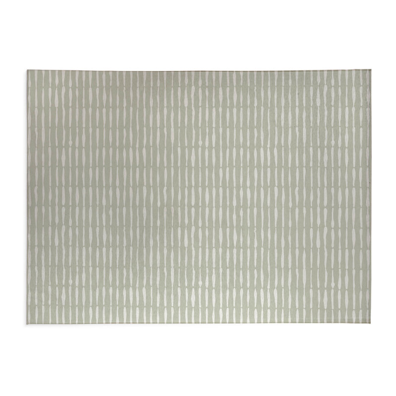 Chuck Indoor Doormat, Light Green, 60" W x 84" L