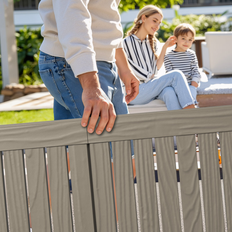 Ensemble de chaises longues d'extérieur pour 2, 5 positions réglables, Gris