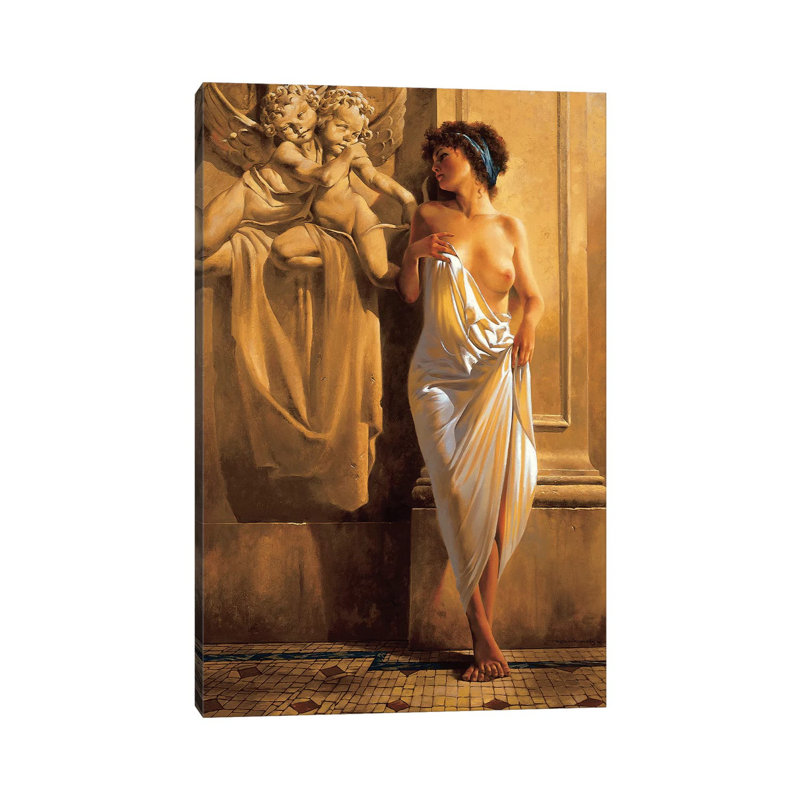 «Angel Touch», impression sur toile tendue, H 26 po x l 18 po x 1,5 po