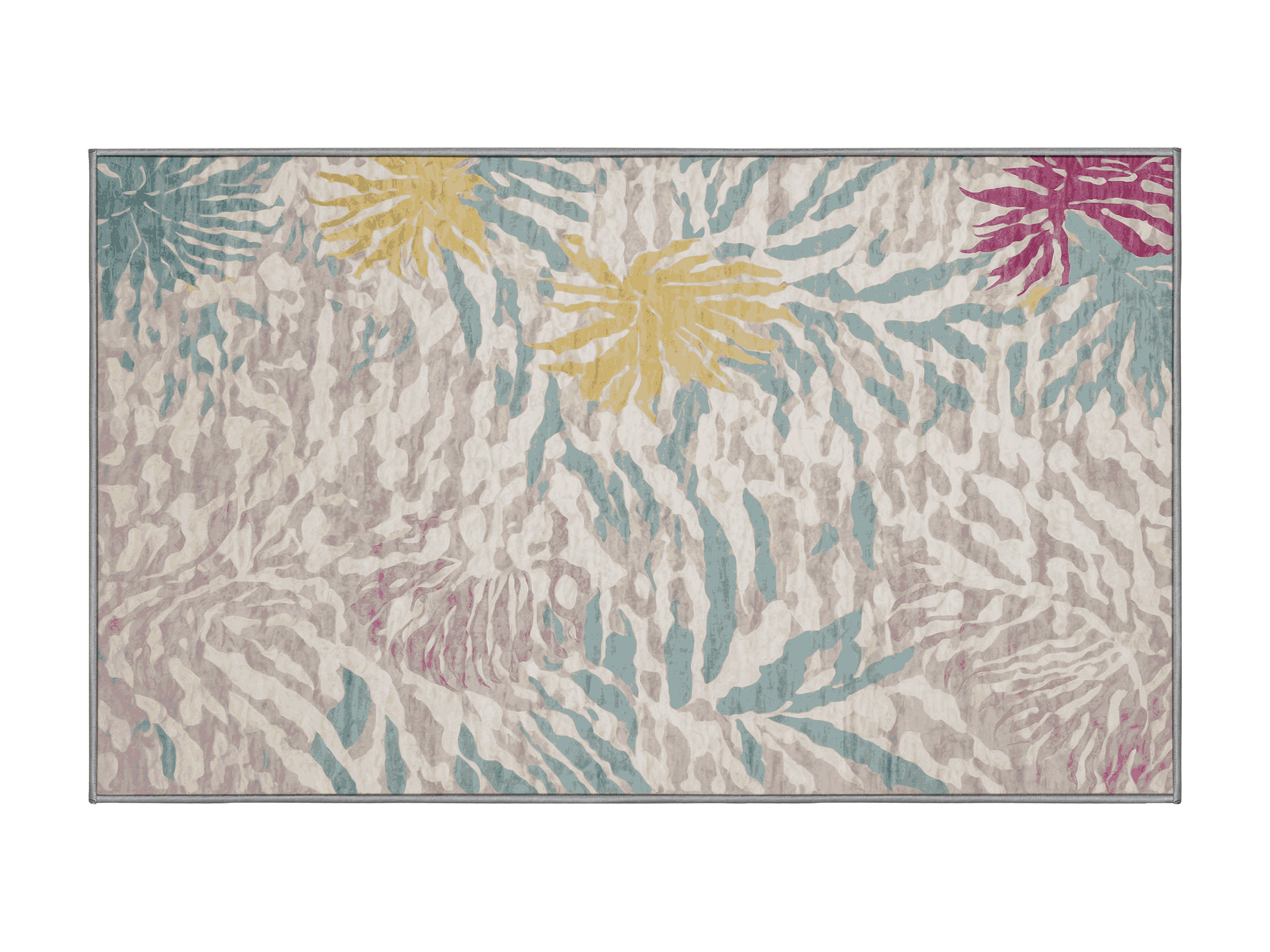 Bayou Breeze Machine Washable Gray Area Rug | Wayfair