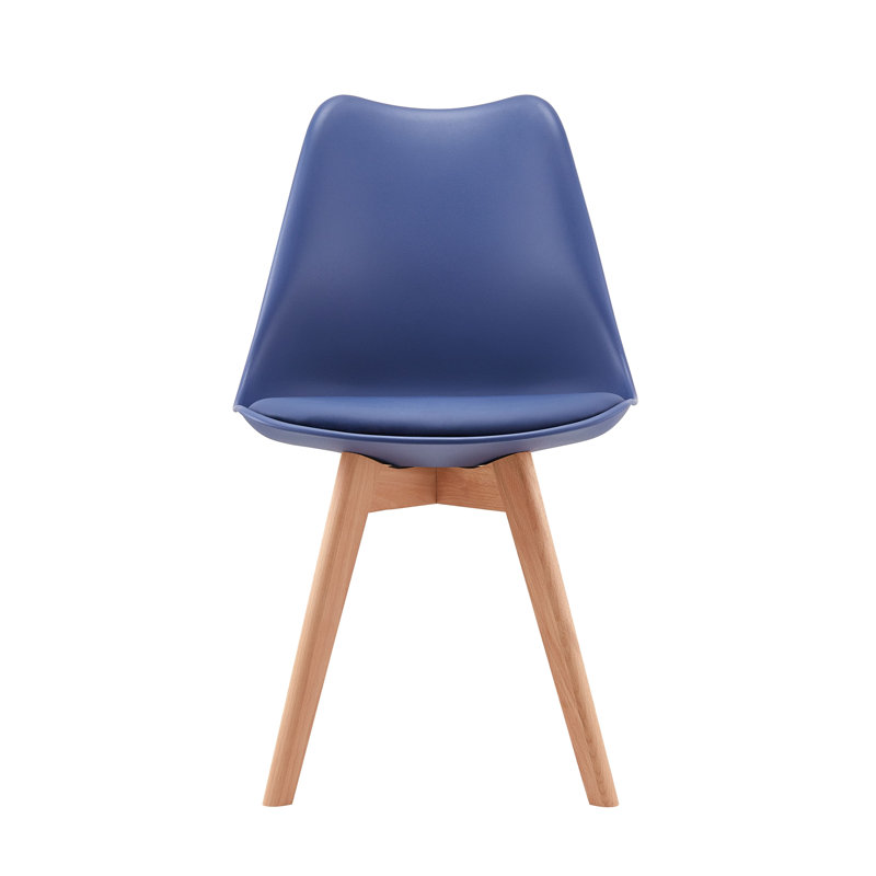 Sador 46cm H Upholstered Side Chair, Navy