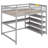 Arris Solid Wood Loft Bed with Bookcase by Harriet Bee-140602796-140602794