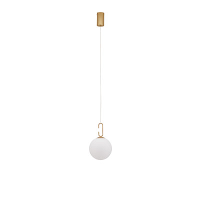 1 - Light Gold LED Sphere Pendant
