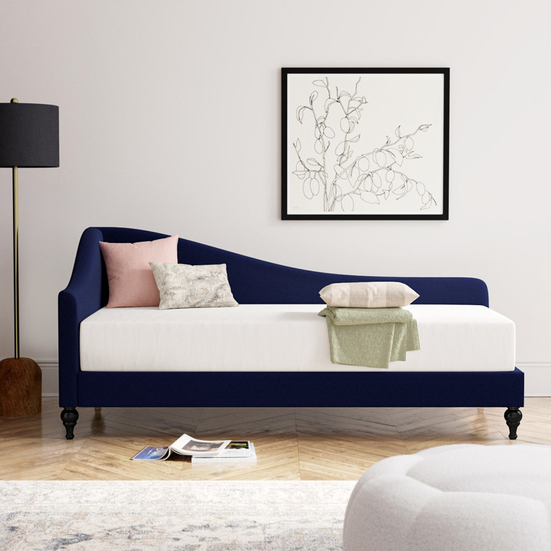 Attalie Upholstered Daybed, Blue