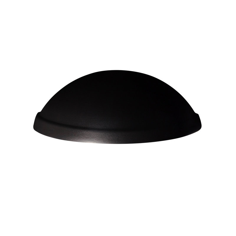 Tenny LED Outdoor Flush Mount, Carbon Matte Black