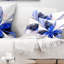 Coussin lombaire en fleur symétrique floral-30735437