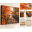 «Autumn Bridge», art mural sur toile lustrée-902521110