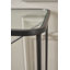 Butoves 120cm Glass Top Console Table