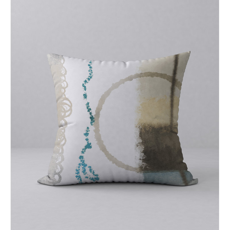 Très grande housse de coussin carrée et insert, 18 po x 18 po