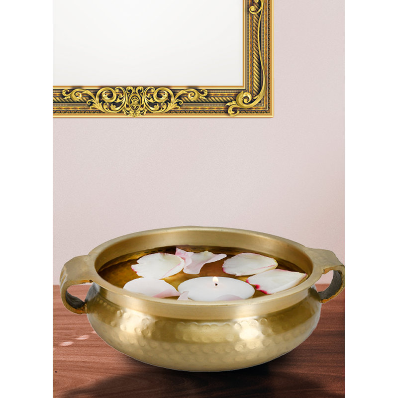 Bol décoratif en aluminium Nikithasri, L 8,25 po