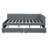 Upholstered Daybed with 2 Storage Drawers Sofa Bed Frame No Box Spring Needed, Linen Fabric