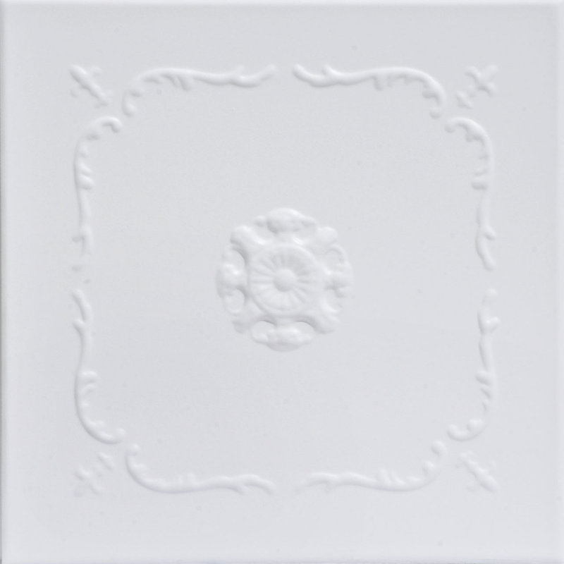 Tuile de plafond en polystyrène collé 1,6 pi x 1,6 pi Bourbon Street