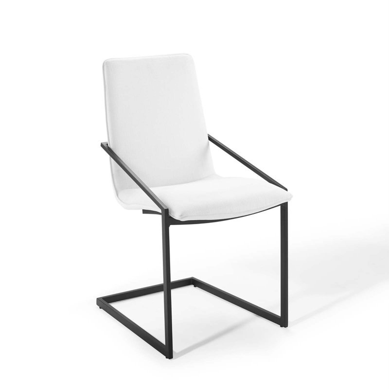 Chaise rembourrée Pitch, Blanc