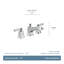 Robinet de salle de bain espacé Conway-39885039