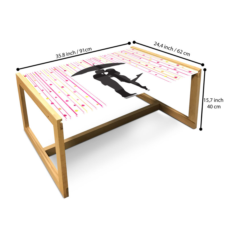 Jacke Sled Coffee Table, 90cm H x 62cm W x 40cm D
