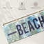Signe de plage sur toile-1096977645