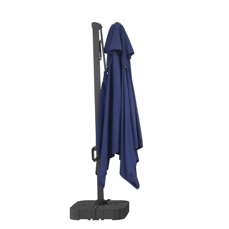 Parasol en porte-à-faux Angelia, Bleu marine