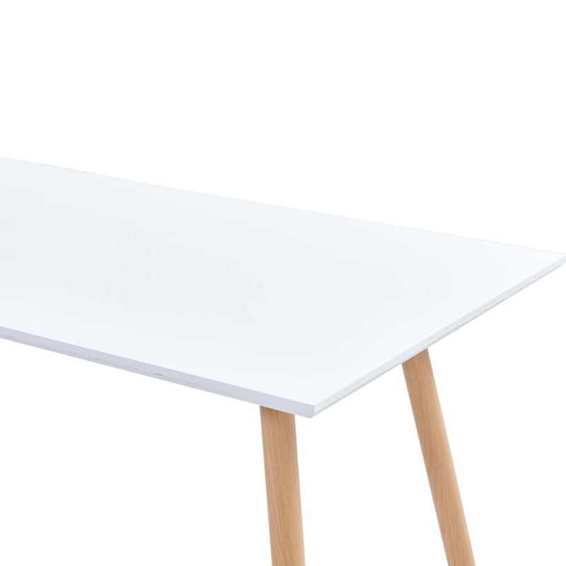 Ensemble de salle à manger avec 6 chaises Rayford, Blanc, Blanc