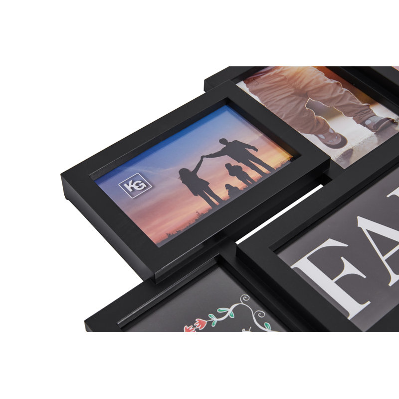 Black Beveled Picture Frame
