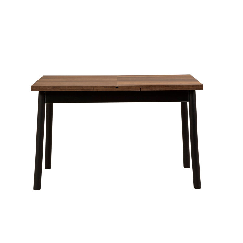 Tekamah 3 - Person Dining Set, Walnut/Black